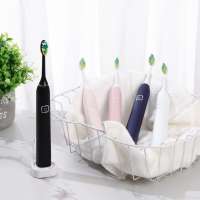 Wholesale  Adult vibrator Sonic Electric Black Toothbrush With Brush holder head