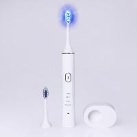 Waterproof Private Label Oral Care Soft Bristles Teeth Whitening Blue Lights In Head Electric Toothbrush